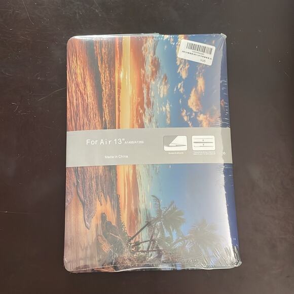 MacBook Air 13” beach sunset design hard shell case - Picture 1 of 3